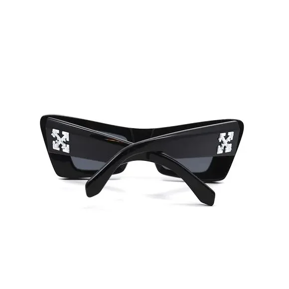 NEW! OFF-WHITE ACCRA OER1027 1007 BLACK GREY AUTHENTIC SUNGLASSES - Picture 7 of 13